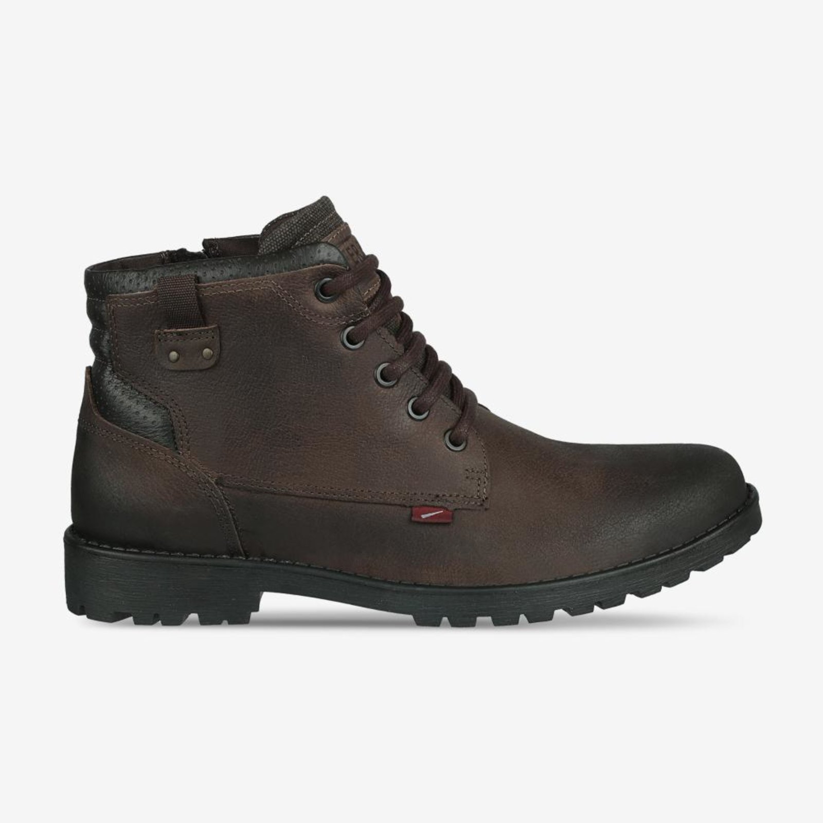 Bota Casual Ferracini Cross de Couro Masculino Marrom 9932-517C