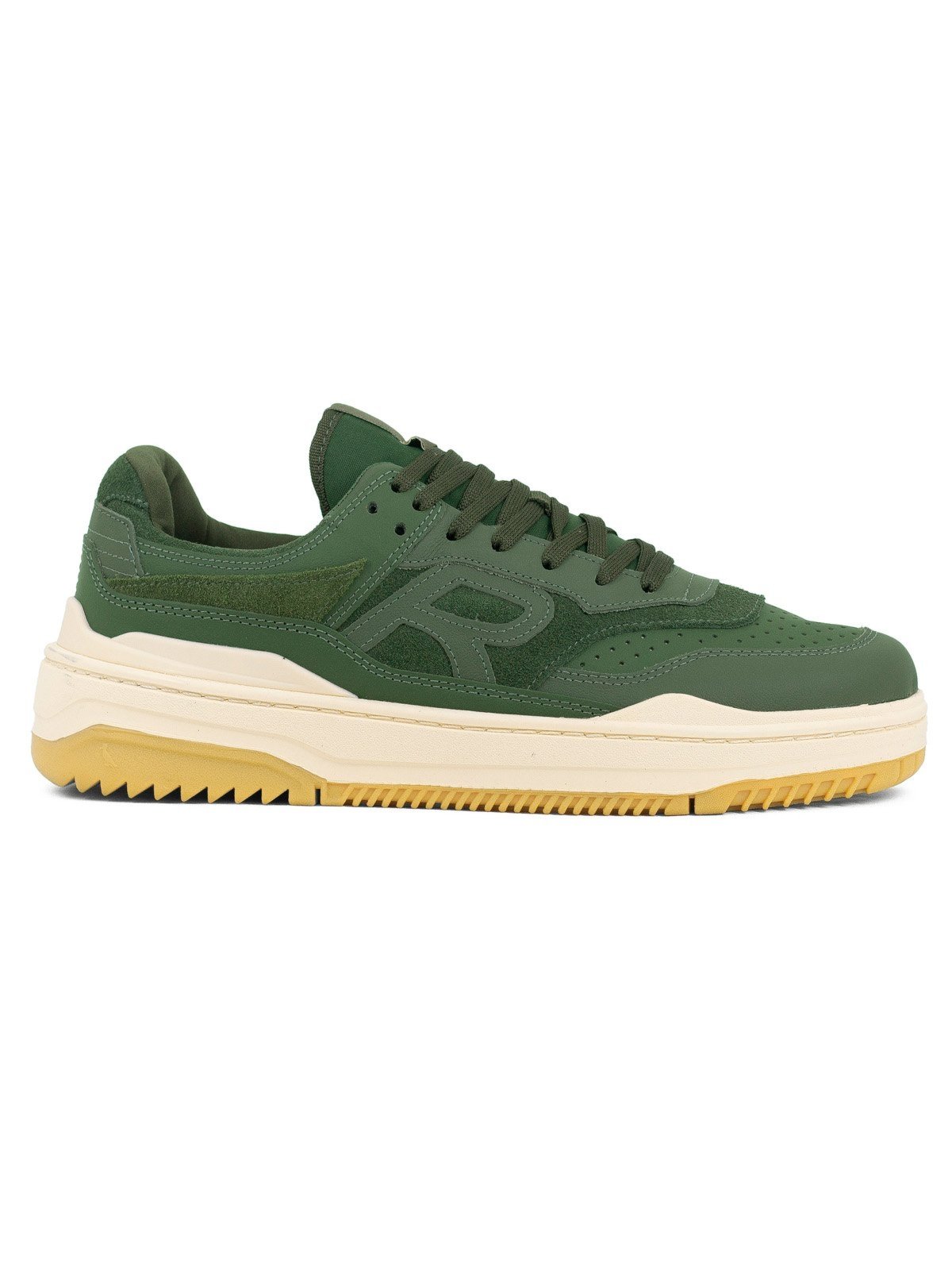 Tênis Masculino Reserva Go R-Broox Sneaker Casual Couro Original 755140002 Verde Militar