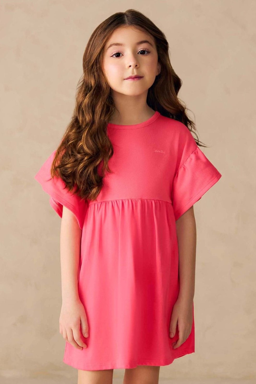 Infantil - Vestido Menina Timeless Babado Colorittá Rosa