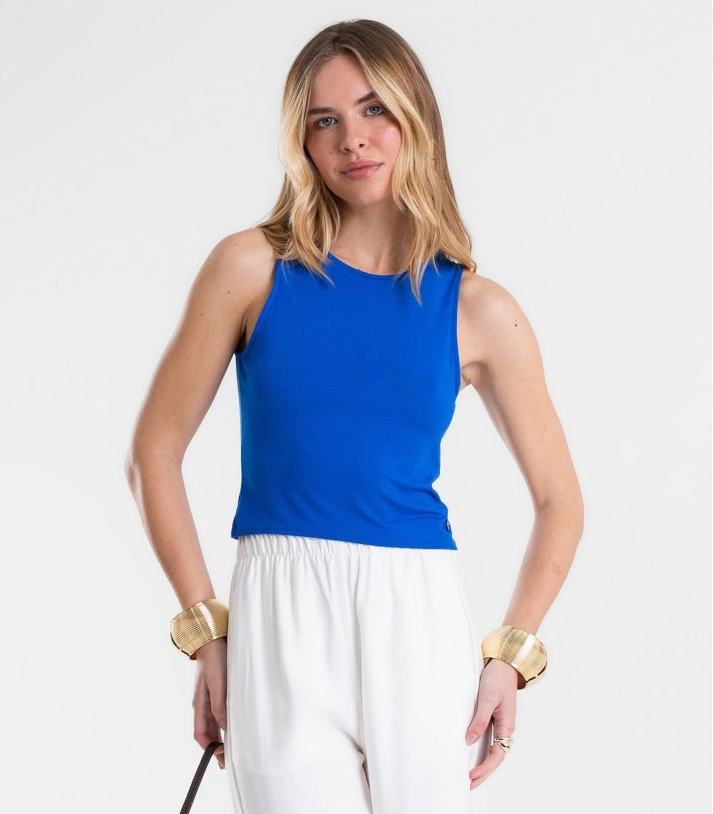 Regata De Viscotorcion Básica Feminina Endless Azul