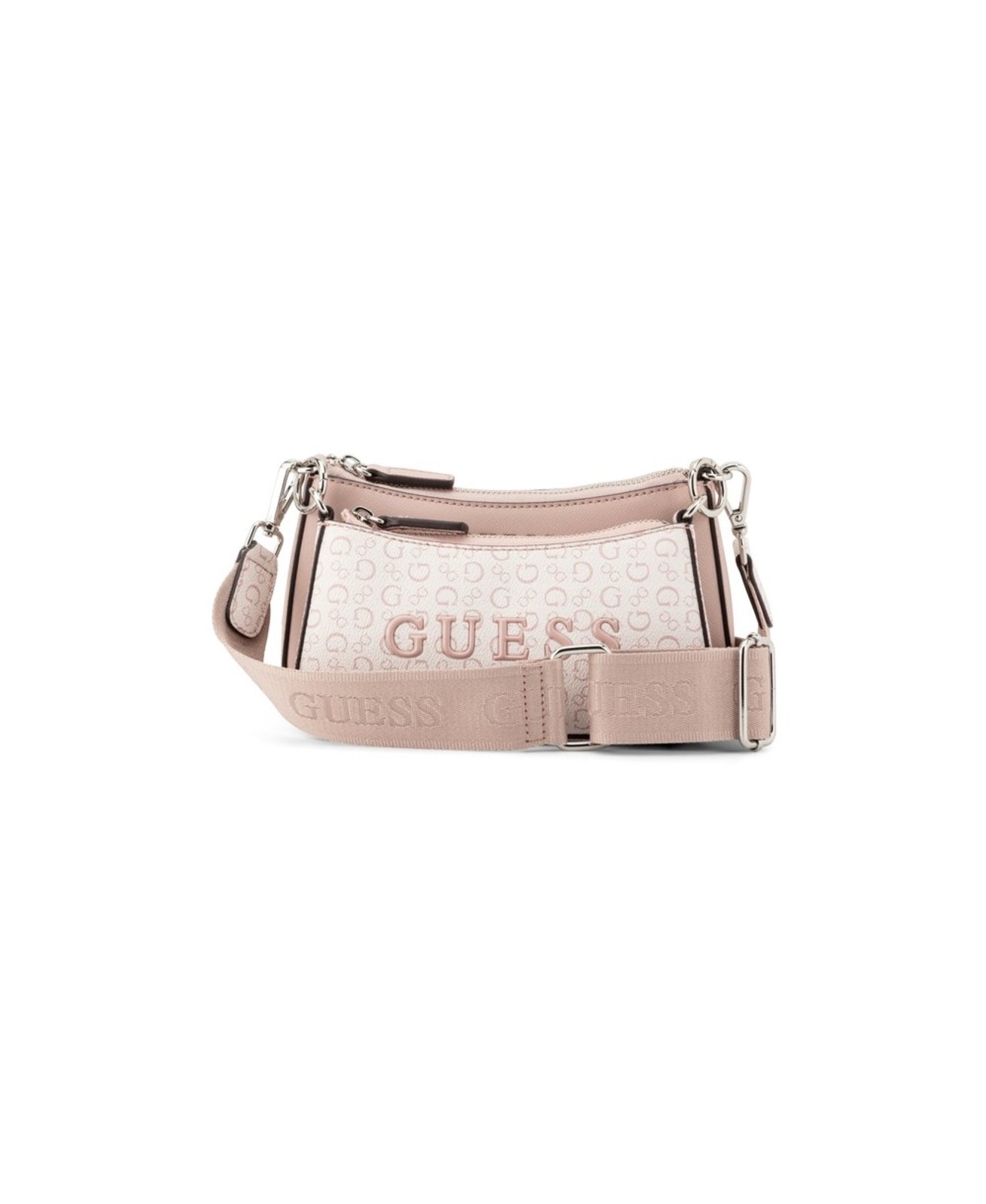 Bolsa Guess Mini Holly Tiracolo Rosa Claro