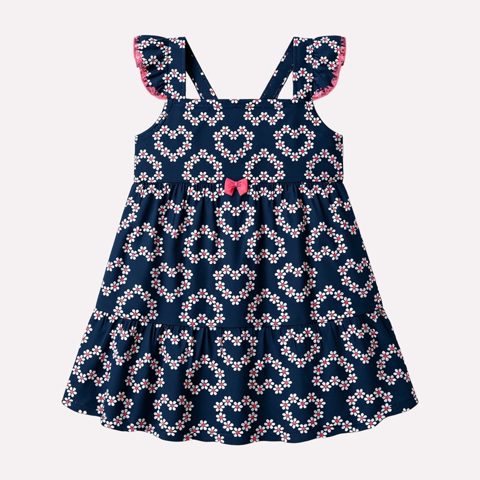 Infantil - Vestido Menina Corações Kyly