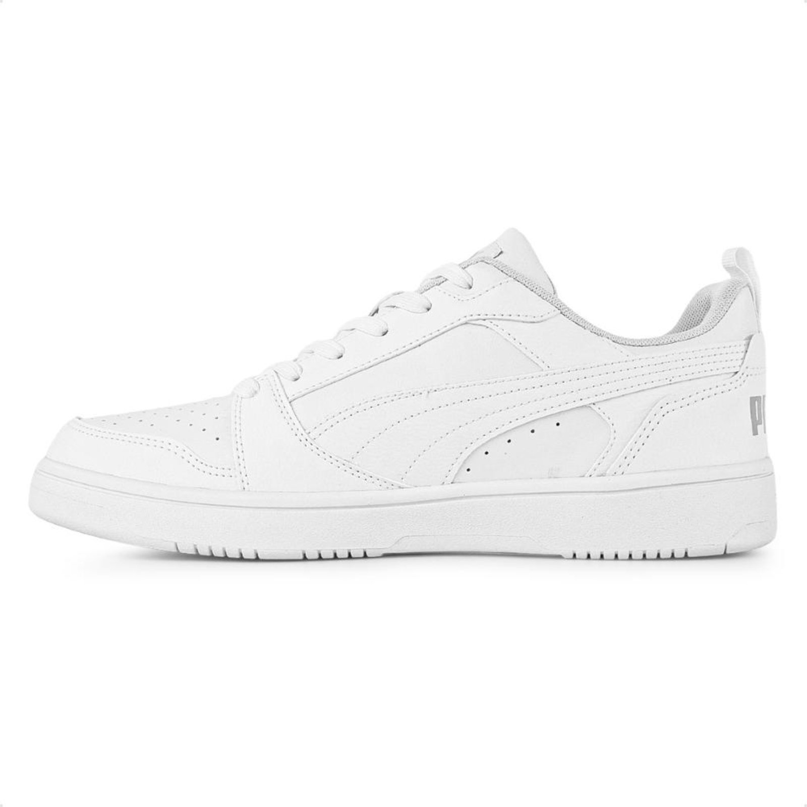 Vista 3 Tênis Puma Rebound V6 Low Bdp Masculino branco Puma branco