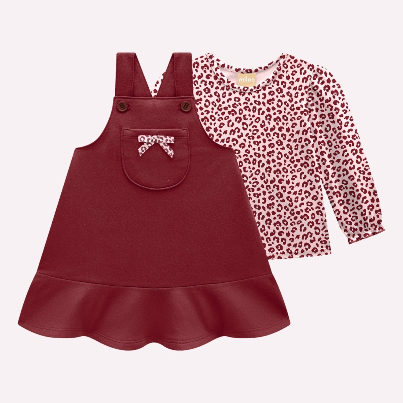 Infantil - Conjunto Menina Animal Print Milon