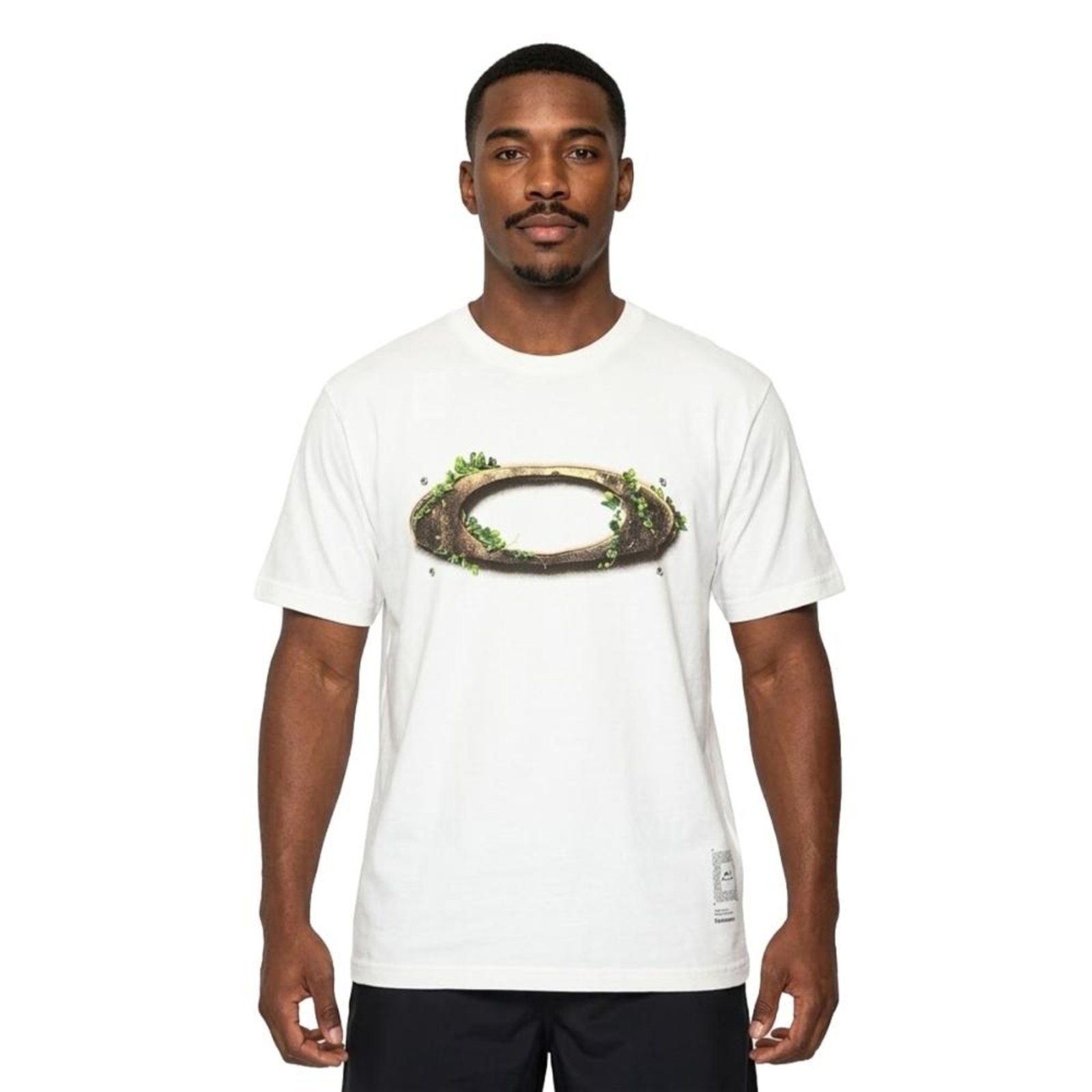 Camiseta Oakley Masculina Ellipse Natureverse Rusty Casual Off-white