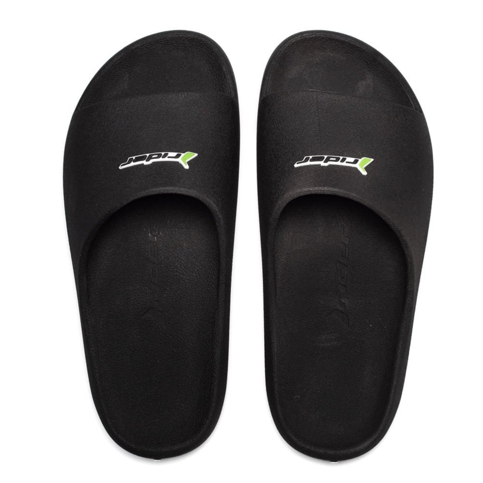 Infantil – Chinelo Masculino Rider Drip Slide Moderno Preto Branco