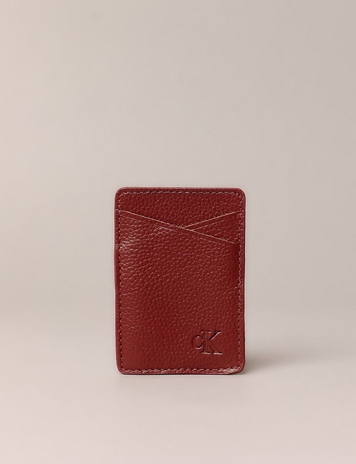 Porta Cartão Calvin Klein Jeans Feminino Case Card - Bordo Calvin Klein Jeans