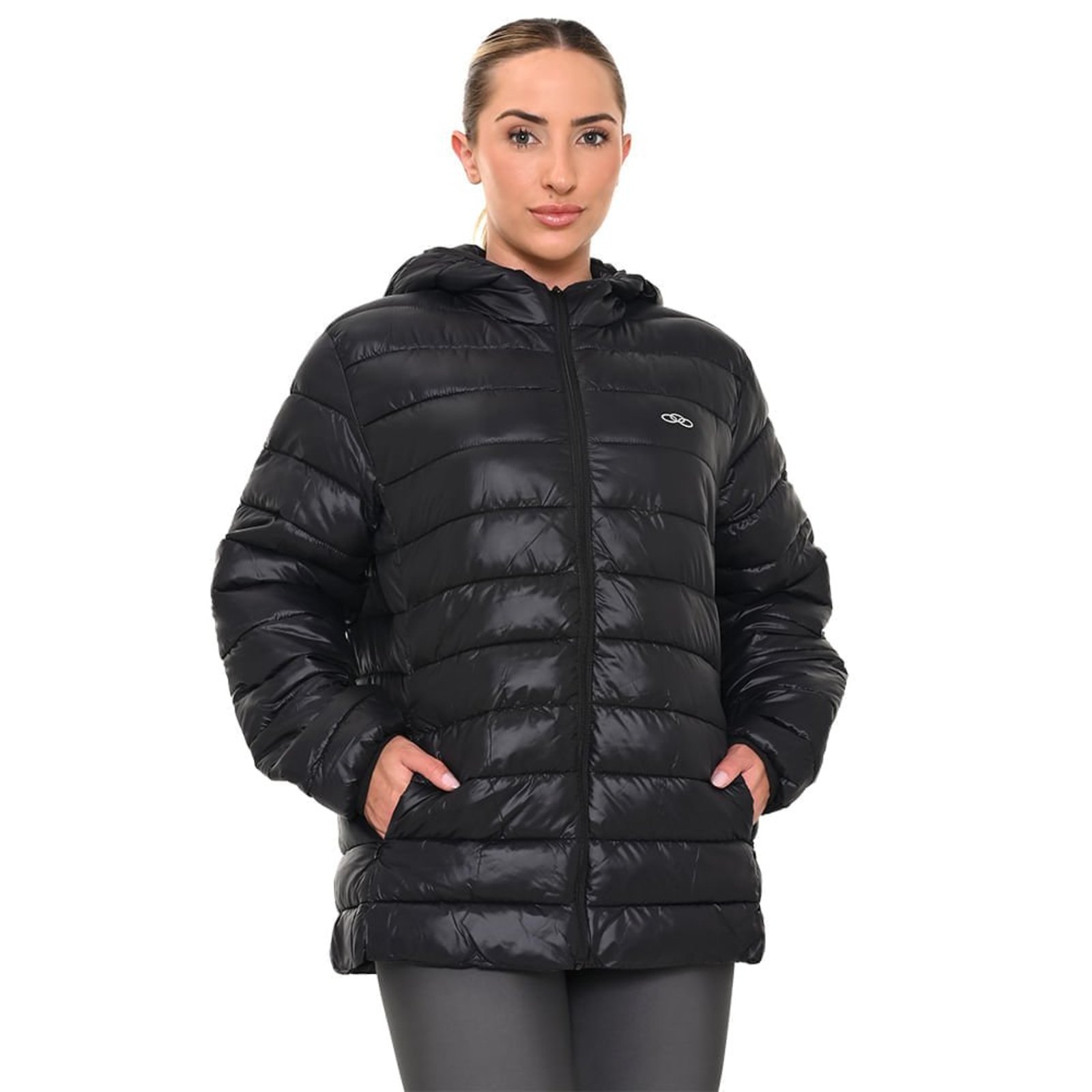 Jaqueta Puffer Olympikus Feminina GG Preto