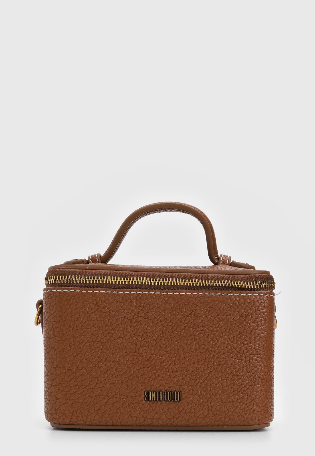 Bolsa Tiracolo Santa Lolla Alça Dupla Marrom