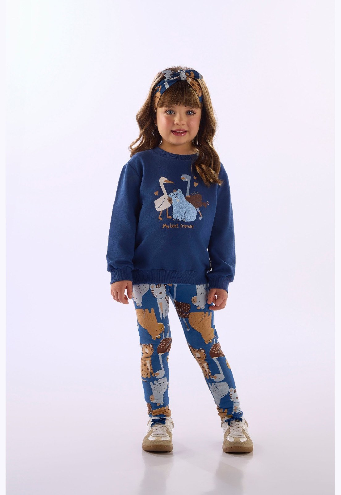 Infantil - Conjunto Moletom Felpado Estampa Up Baby Rosa