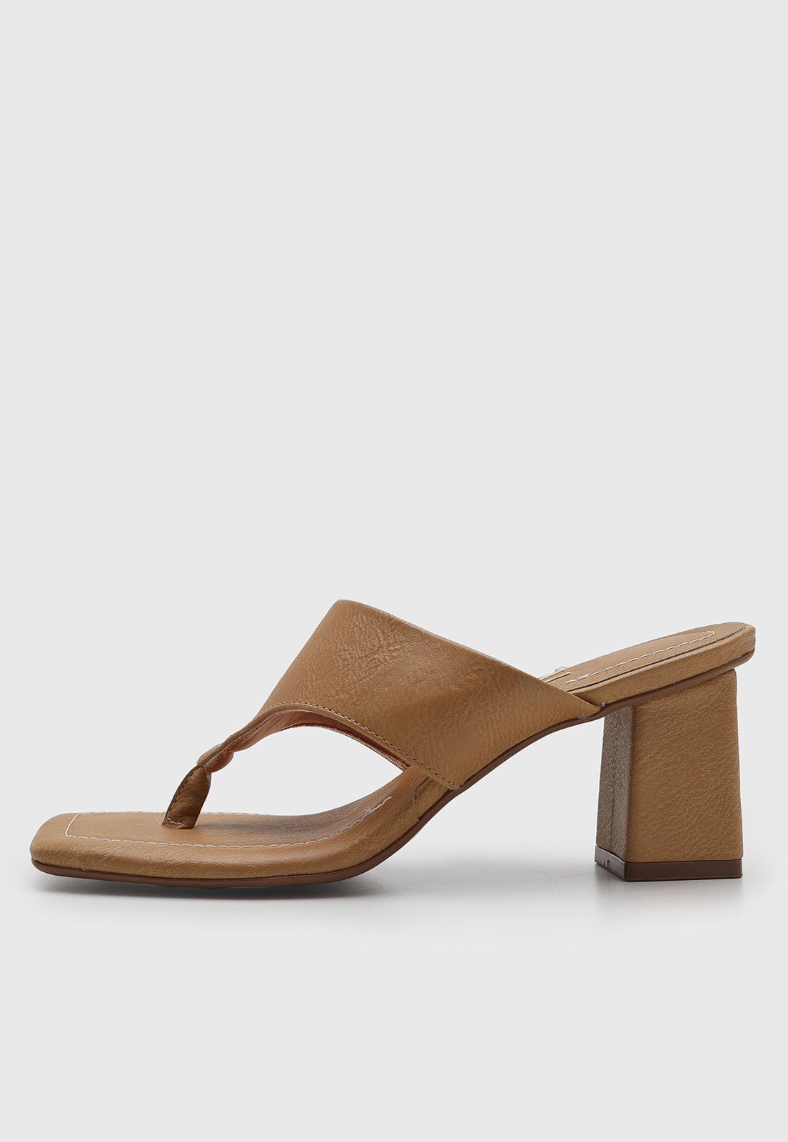 Vista 2 Sandália Feminina Vizzano Salto Médio Bloco caramelo VIZZANO caramelo