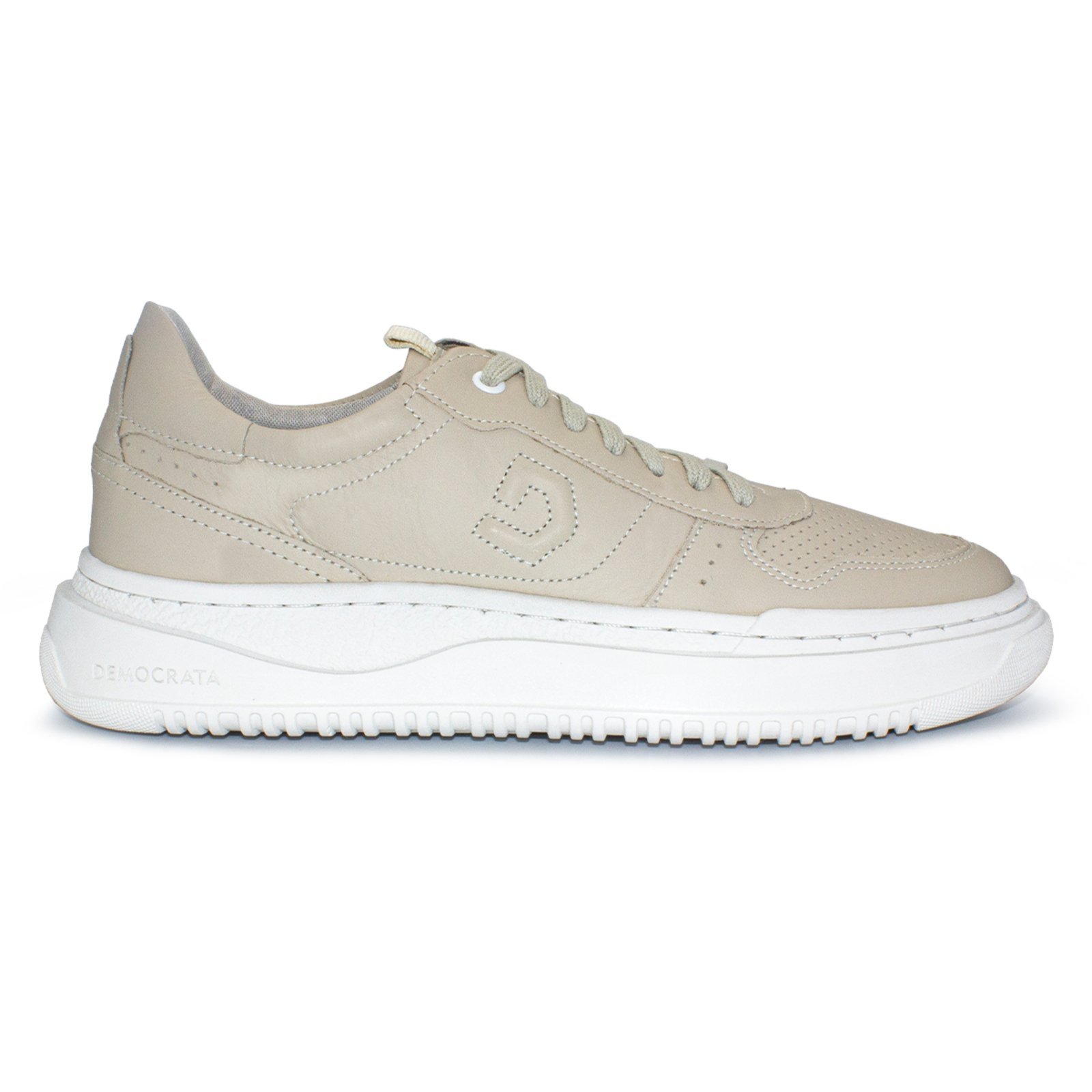 Tênis De Couro Democrata Masculino Denim Block 240501