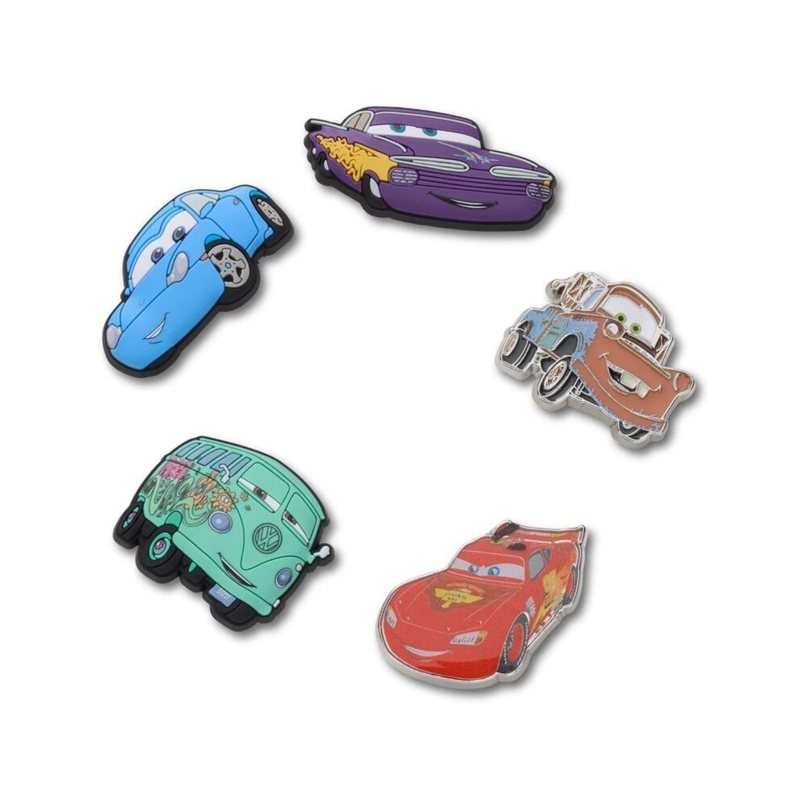 Infantil - Jibbitz™ Cars OG Personagem Pack com 5 Peças Único Branco