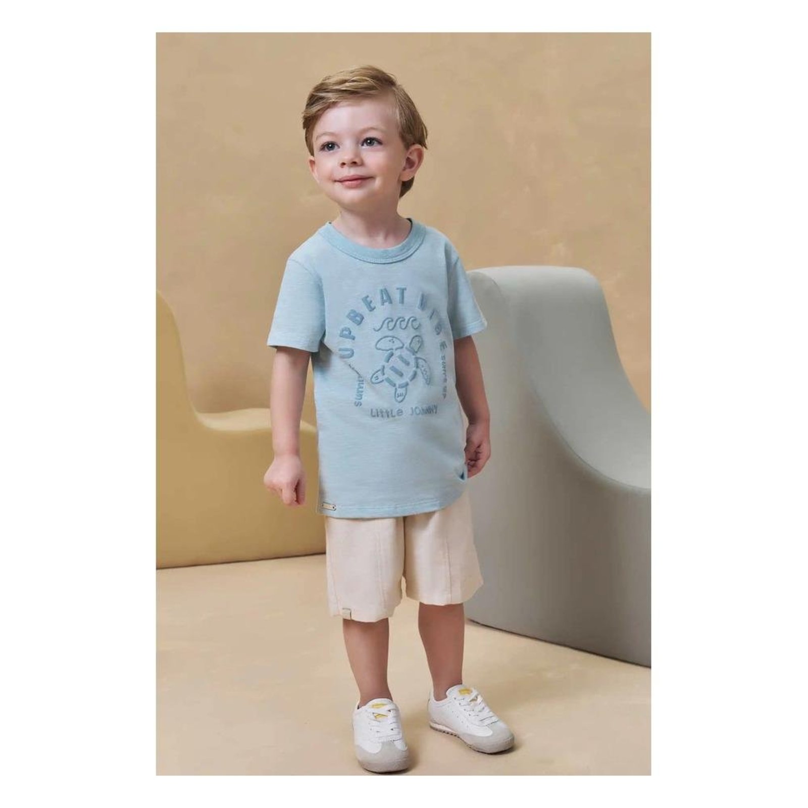 Infantil - Conjunto Menina Azul Johnny Fox 1 Unico