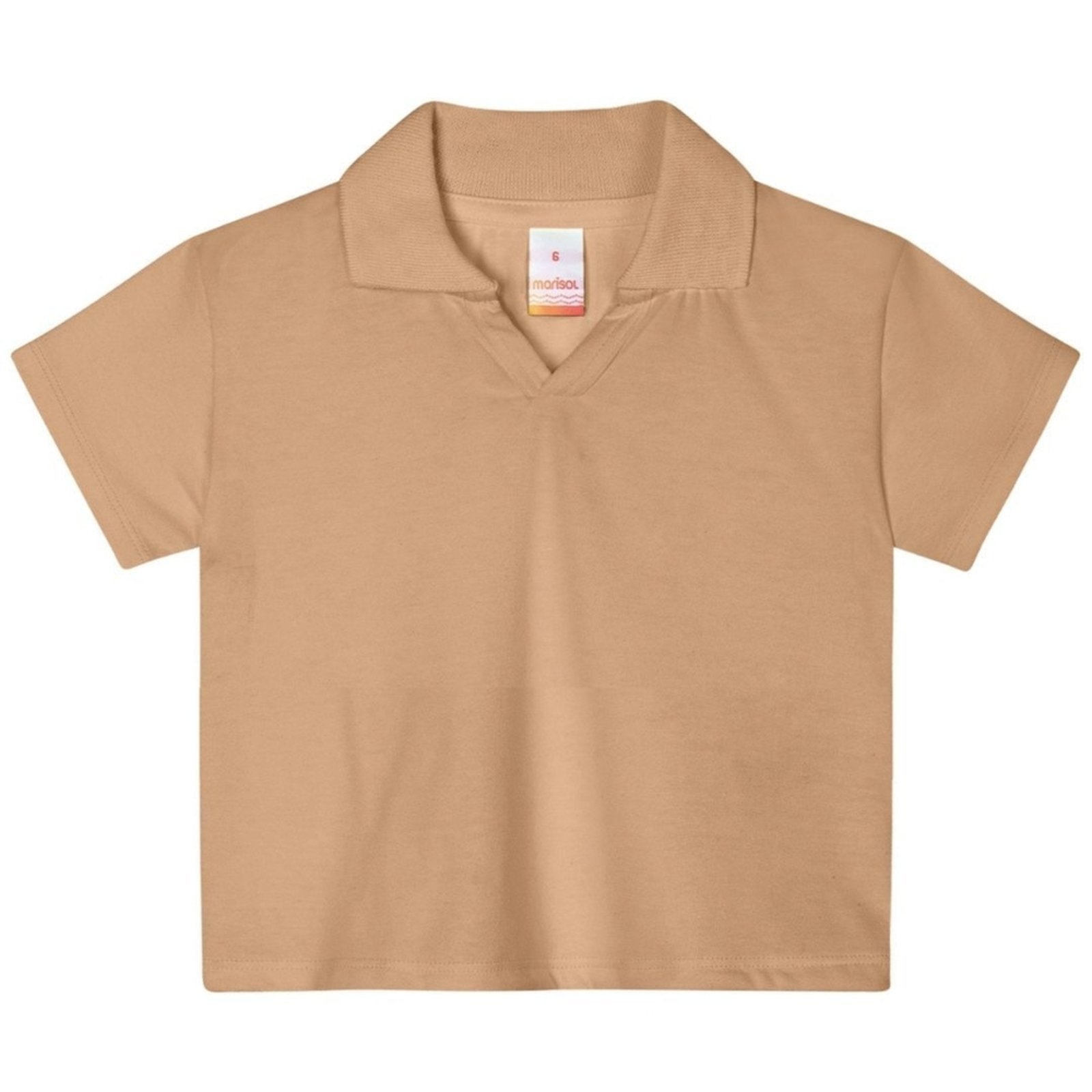 Infantil – Blusa Polo Cropped Curta Aroma Feminino Marisol