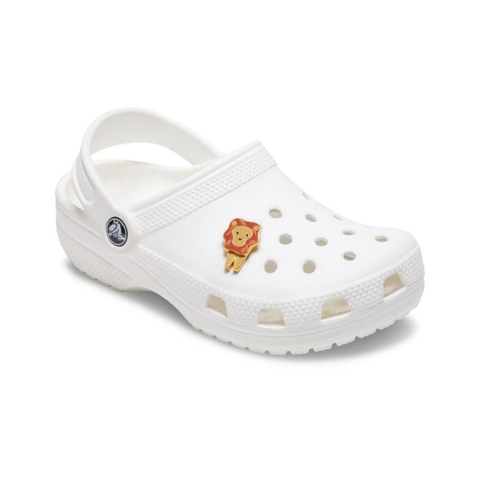 Vista 3 Infantil - Jibbitz™ Leão Dourado Crocs branco