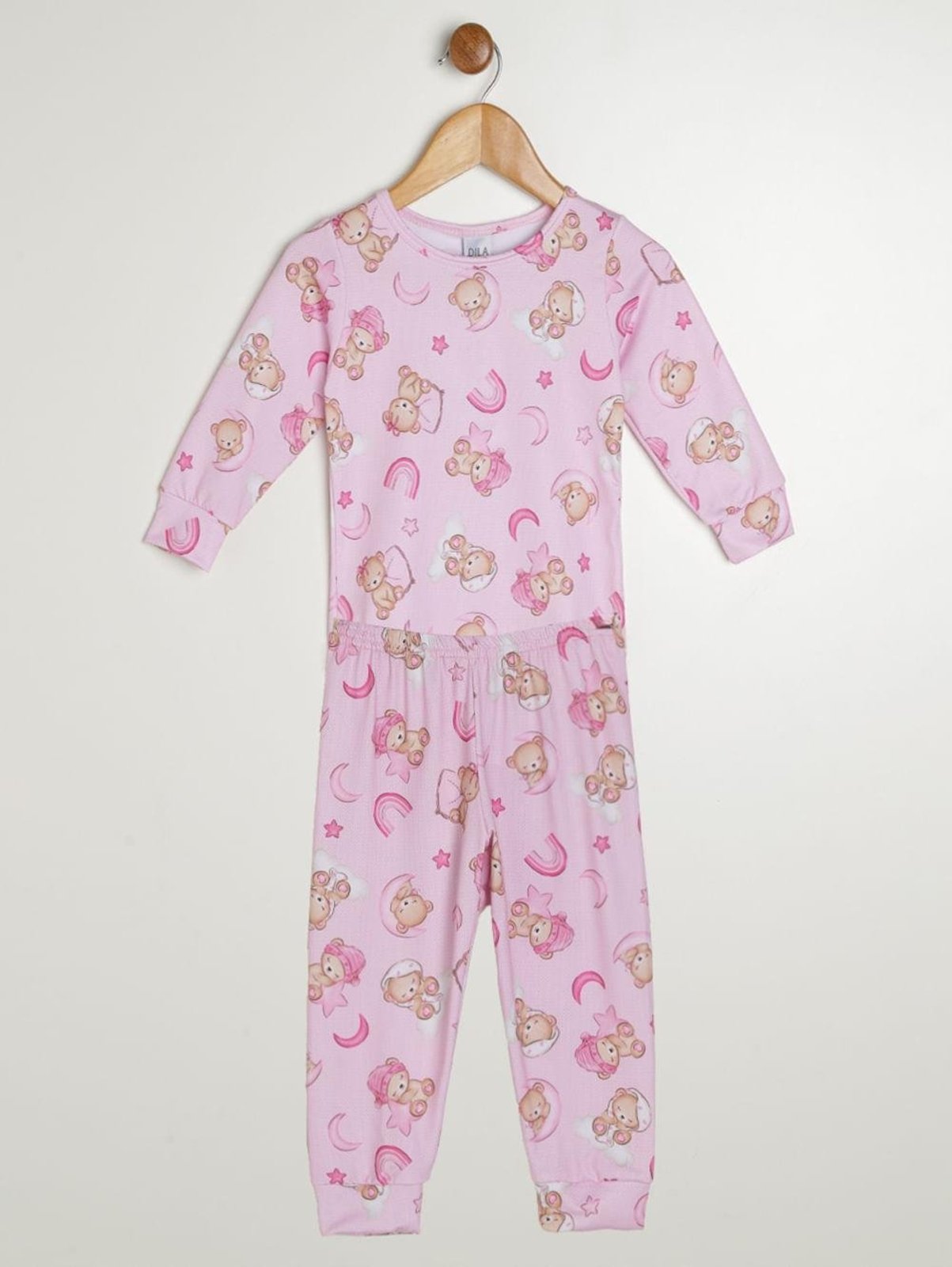 Pijama Longo Térmico Para - ROSA