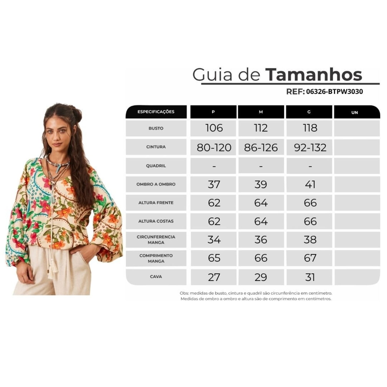 Bata Ampla Com Mangas Bufantes Bege Estampada Patchwork Yacamim B2 - Patchwork