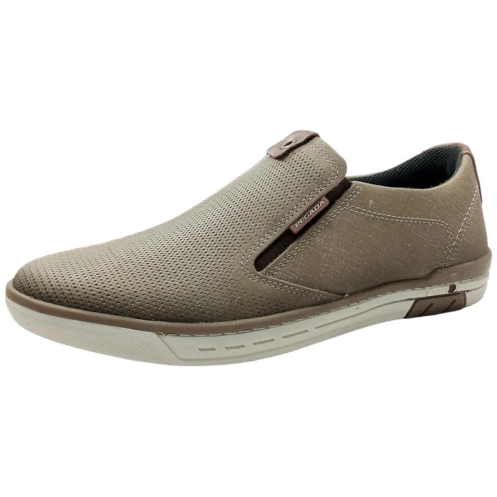 Sapatenis Masculino Couro Leve Conforto Facil Calce Pegada