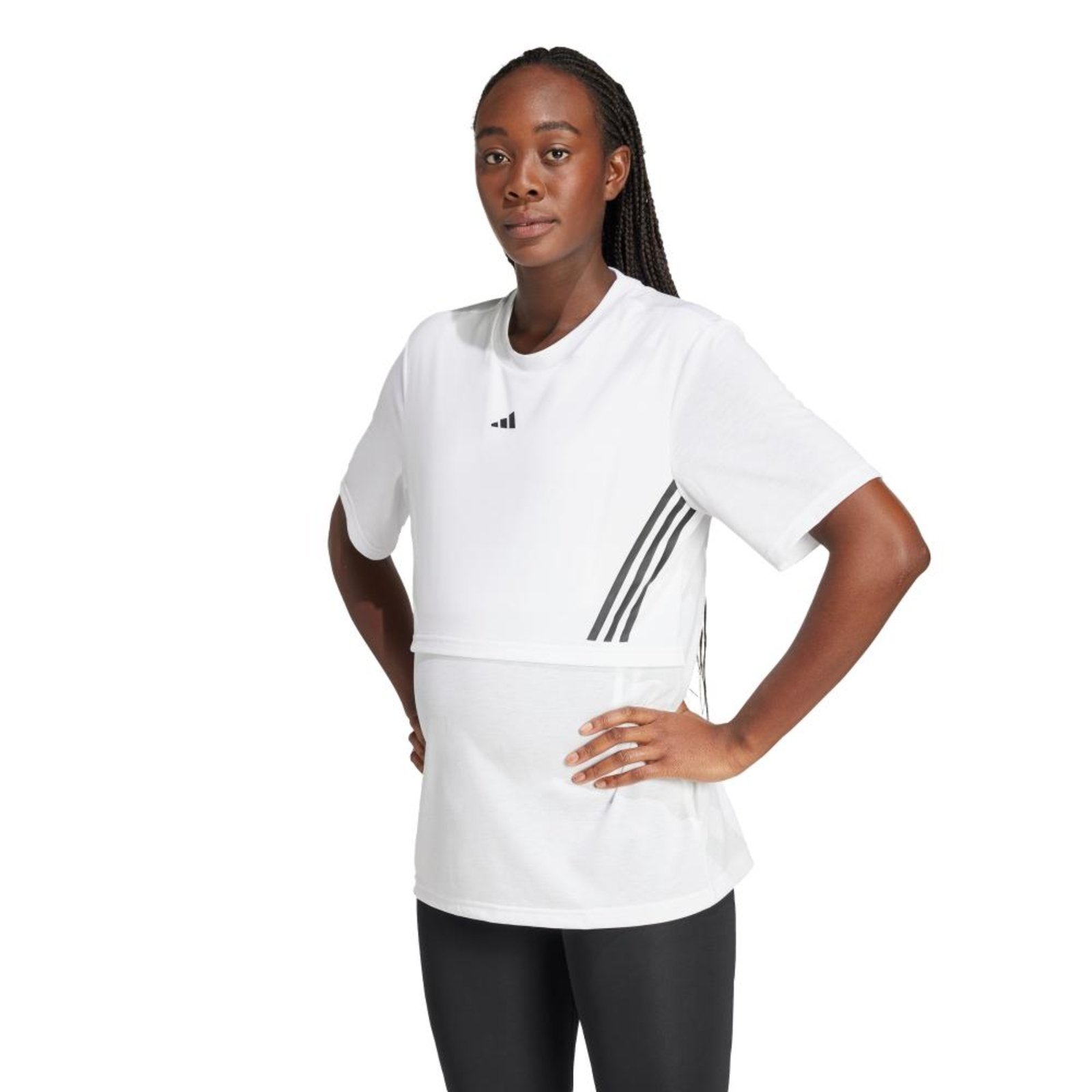 Camiseta Maternidade adidas Performance Branco