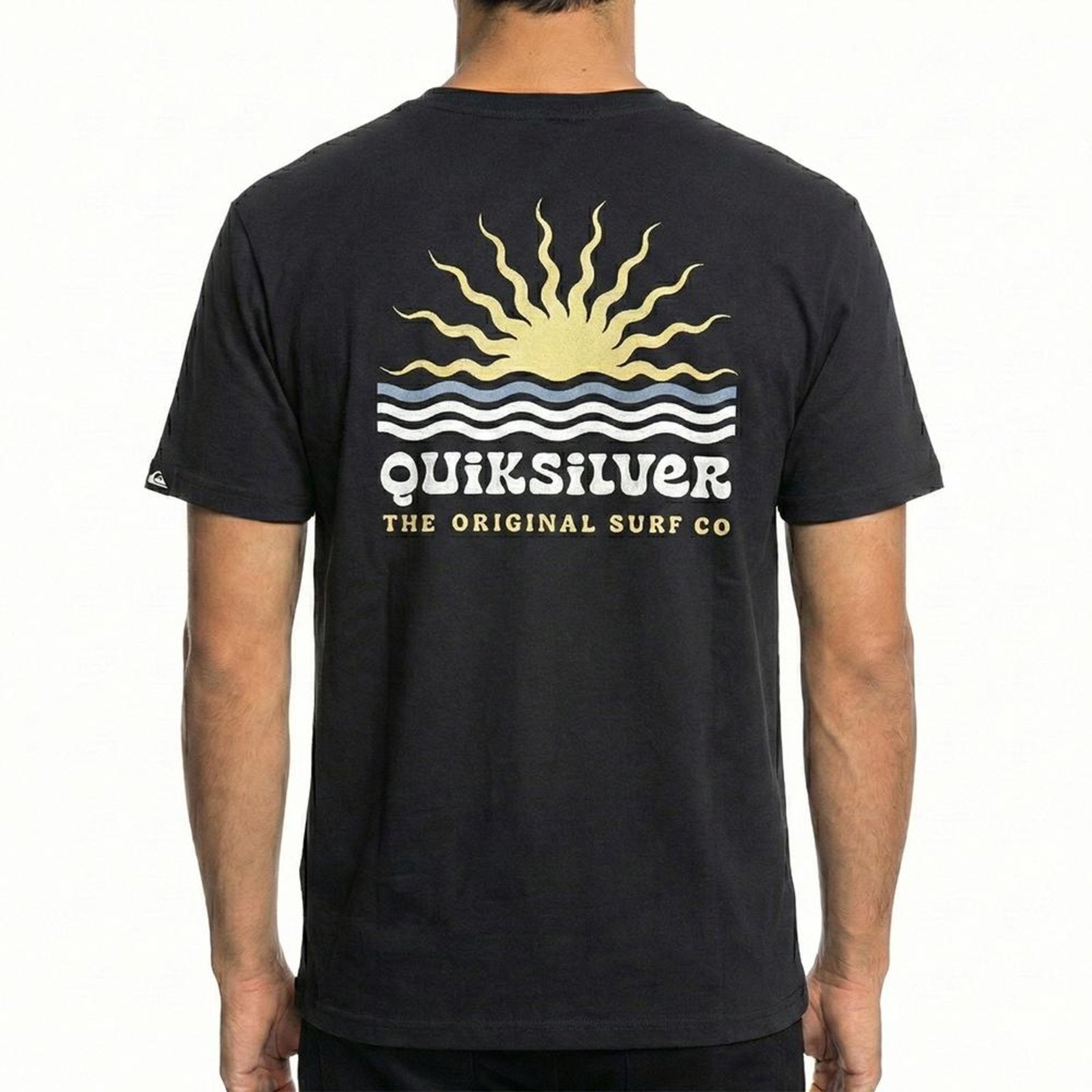 Camiseta Quiksilver High Waves I SM26 Masculina Preto