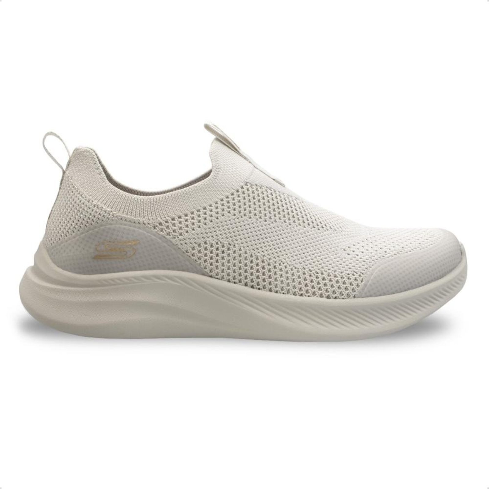 Tênis Skechers Feminino Slip On Bobs Moda Flex - Chill Dawn Off-white