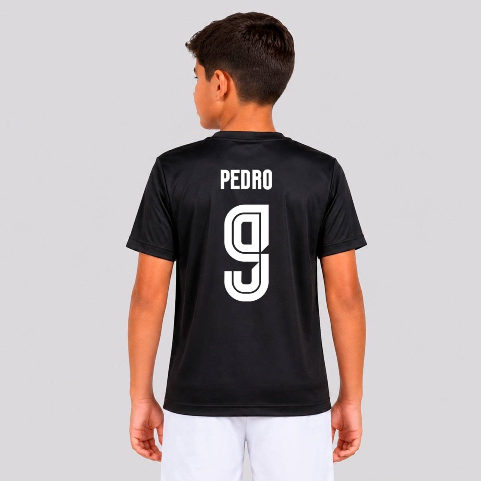Camisa Flamengo Essence Juvenil Preta 9 Pedro