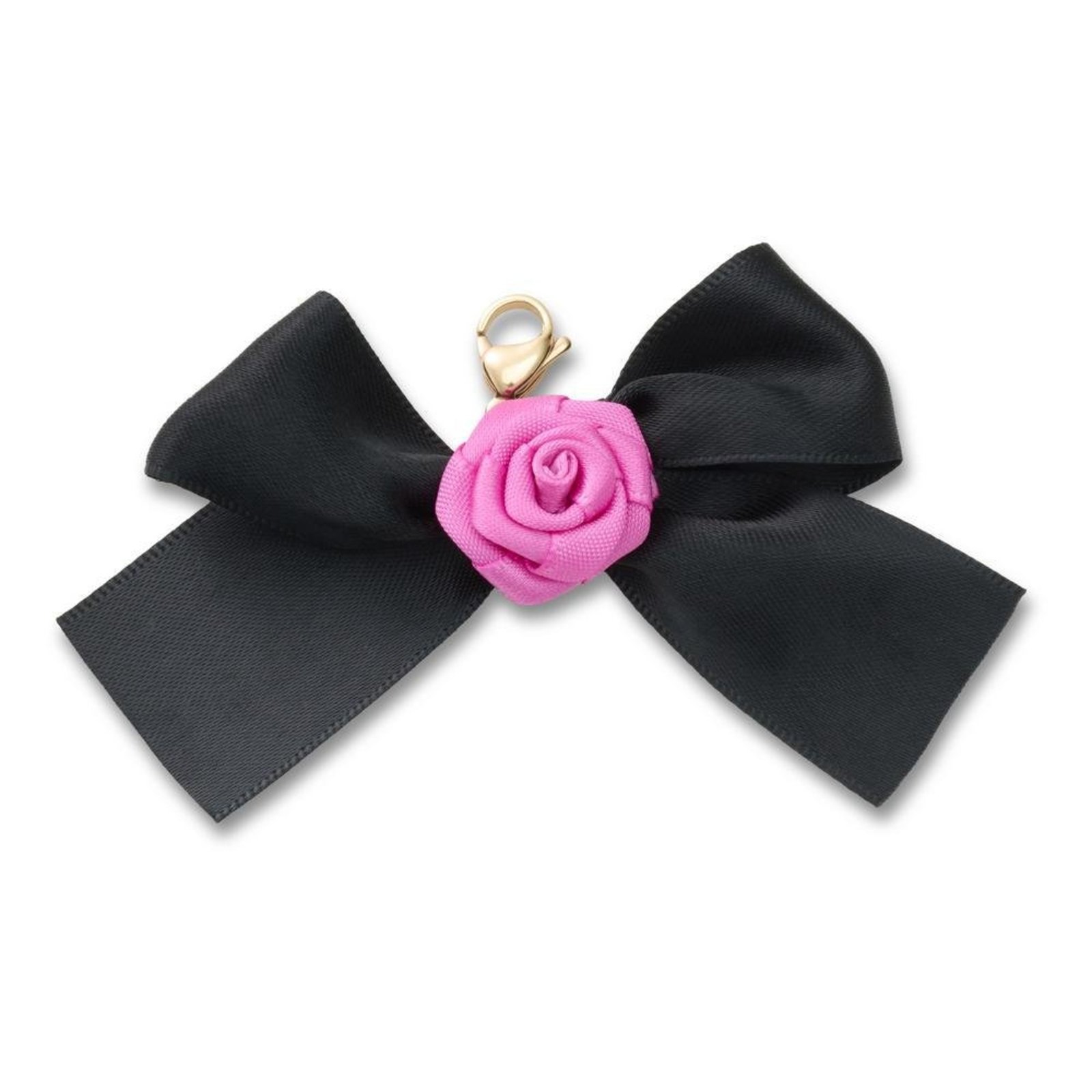 Infantil - Jibbitz™ Pingente de Roseta Com Laço Preto Única Unico