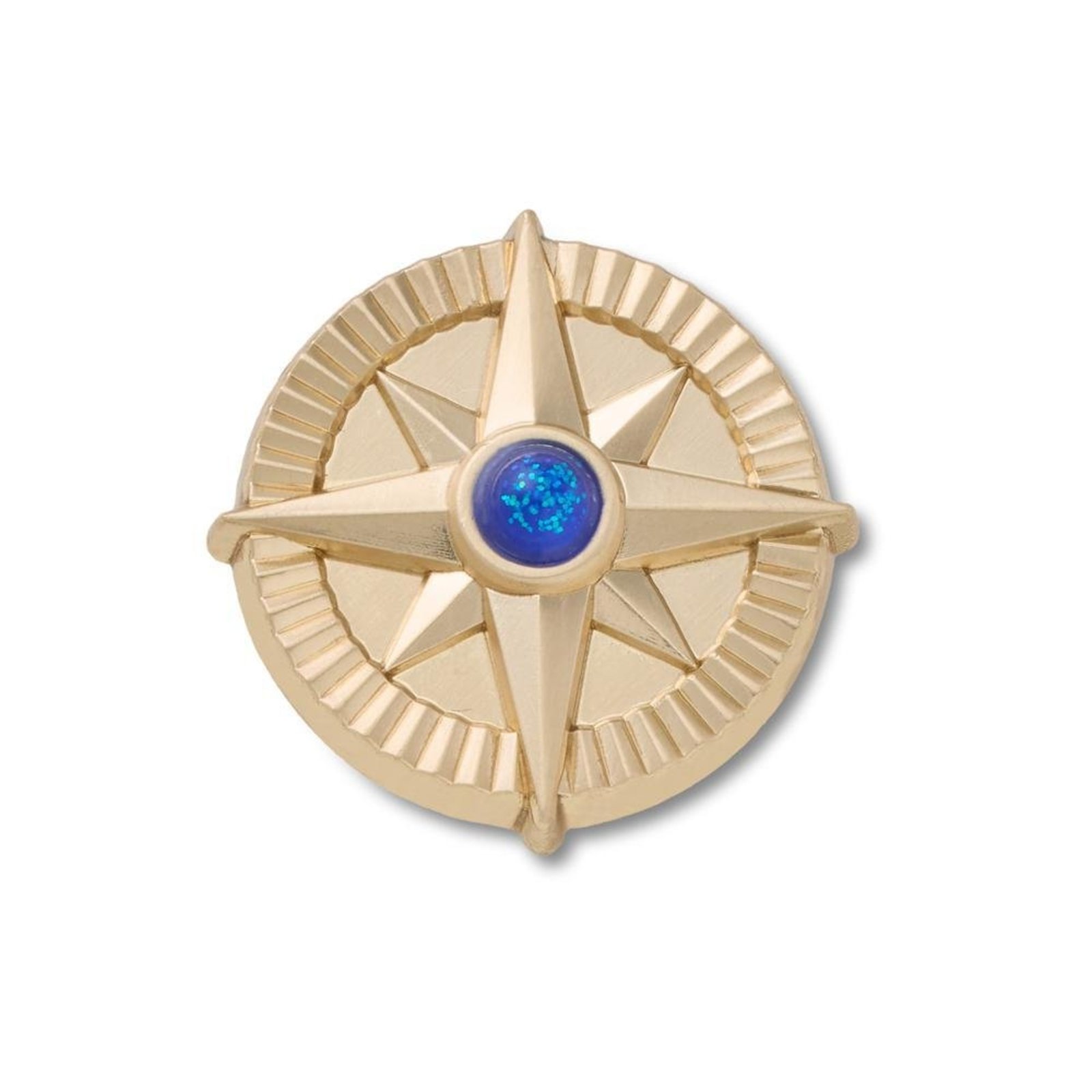 Infantil - Jibbitz™ Estrela Dourada Com Gema Marinha Único Branco