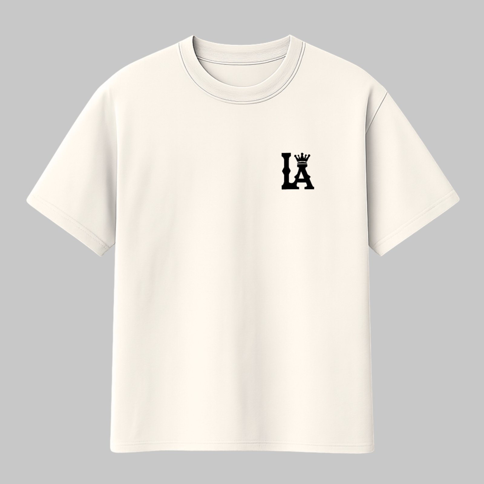 Camiseta Básica Los Angeles Urban Style Unissex Off White