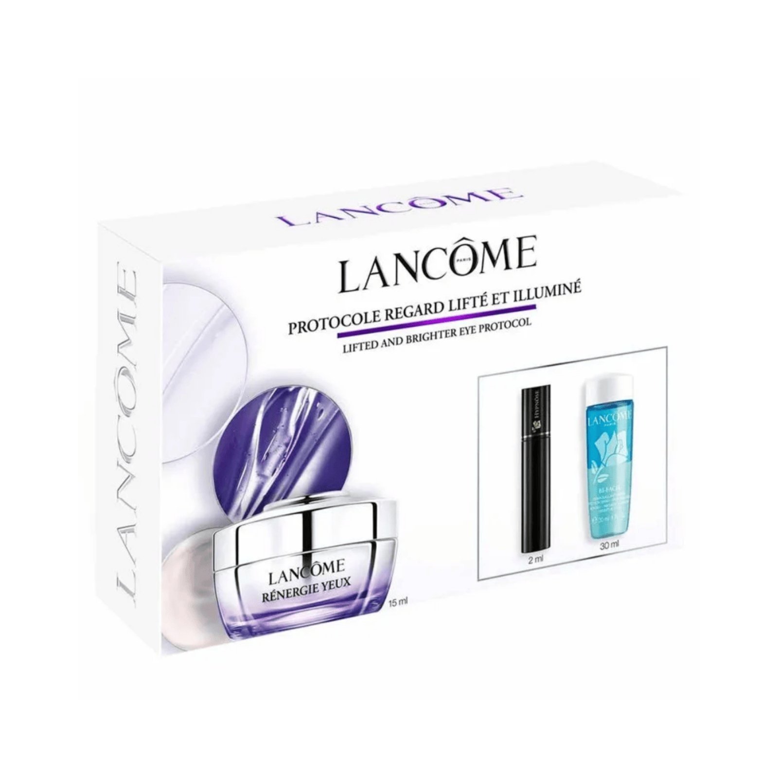 Kit Lancôme Rénergie Eye + Máscara de Cílios + Demaquilante