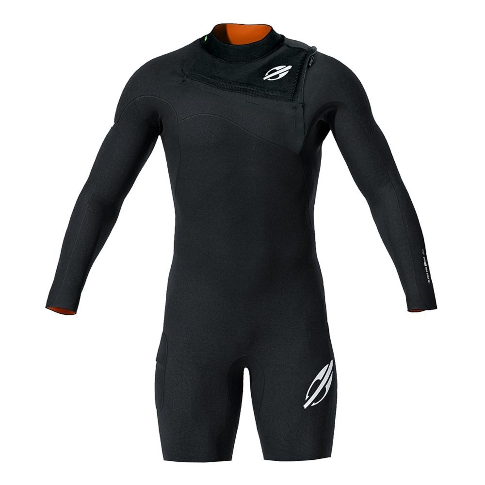 Vista 2 Short John Mormaii ML Chestzip 1mm Flexxxa Pro UV-Suit 2025 preto Mormaii preto