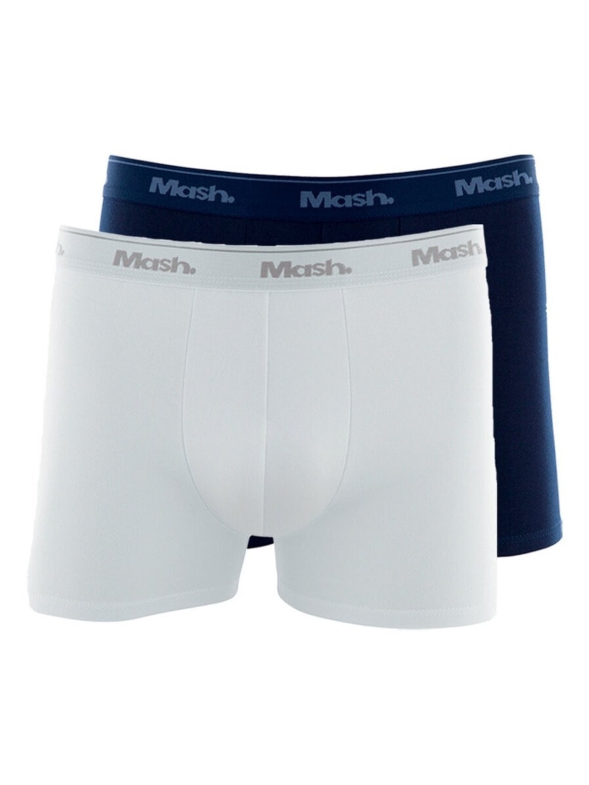 Kit com 2 Cuecas Boxer Mash 170.26 Branco