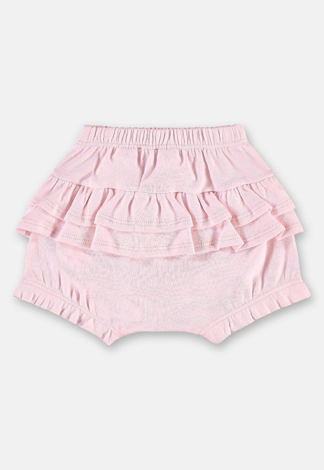 Vista 3 Calcinha Suedine Babados Up Baby rosa Up Baby rosa