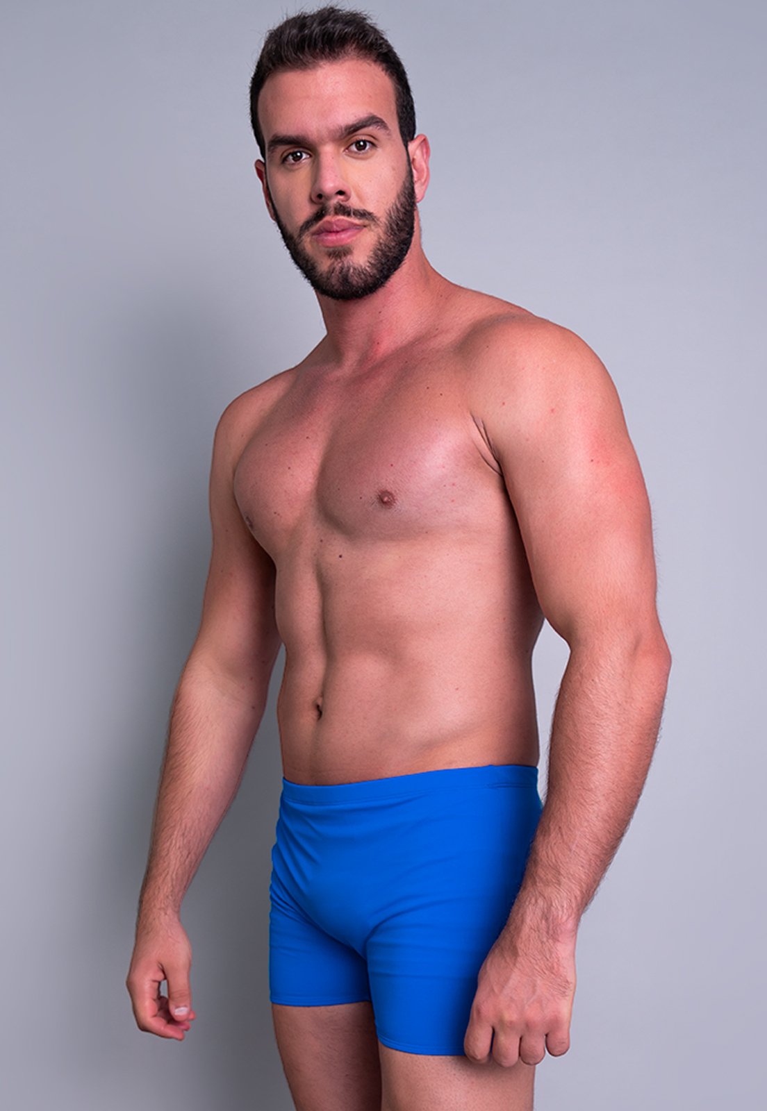 Sunga Masculina Mvb Modas Boxer Short Adulto Azul
