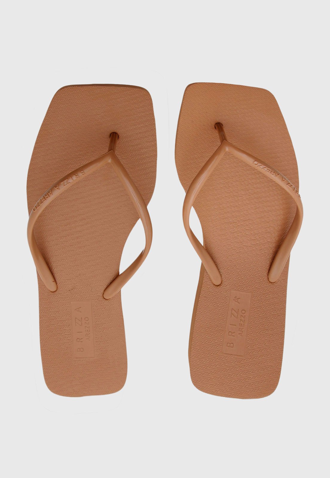 Chinelo Feminino Brizza Arezzo Tiras Finas Caramelo