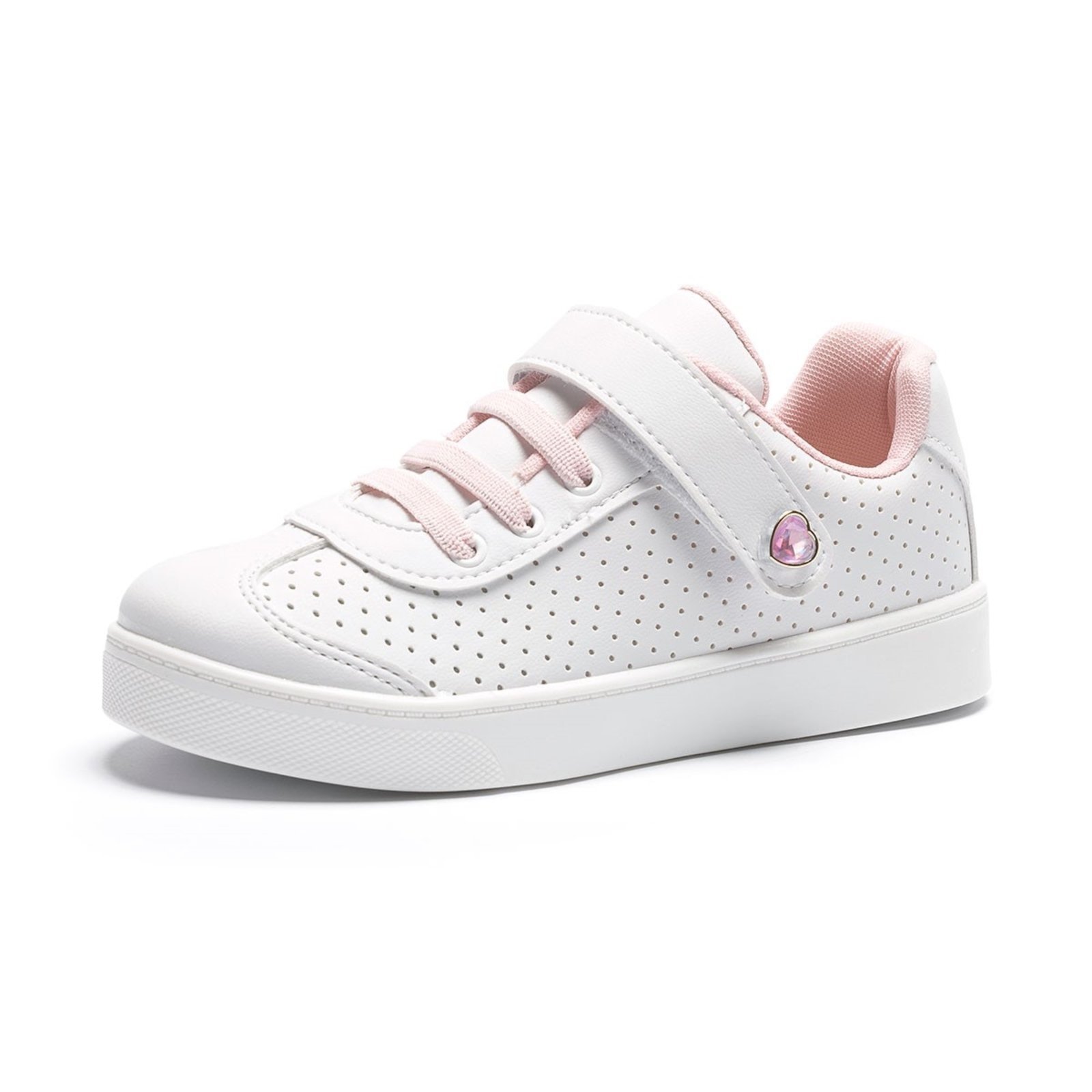 Infantil - Tênis Tininha Juvenil Feminino Menina Escolar Branco