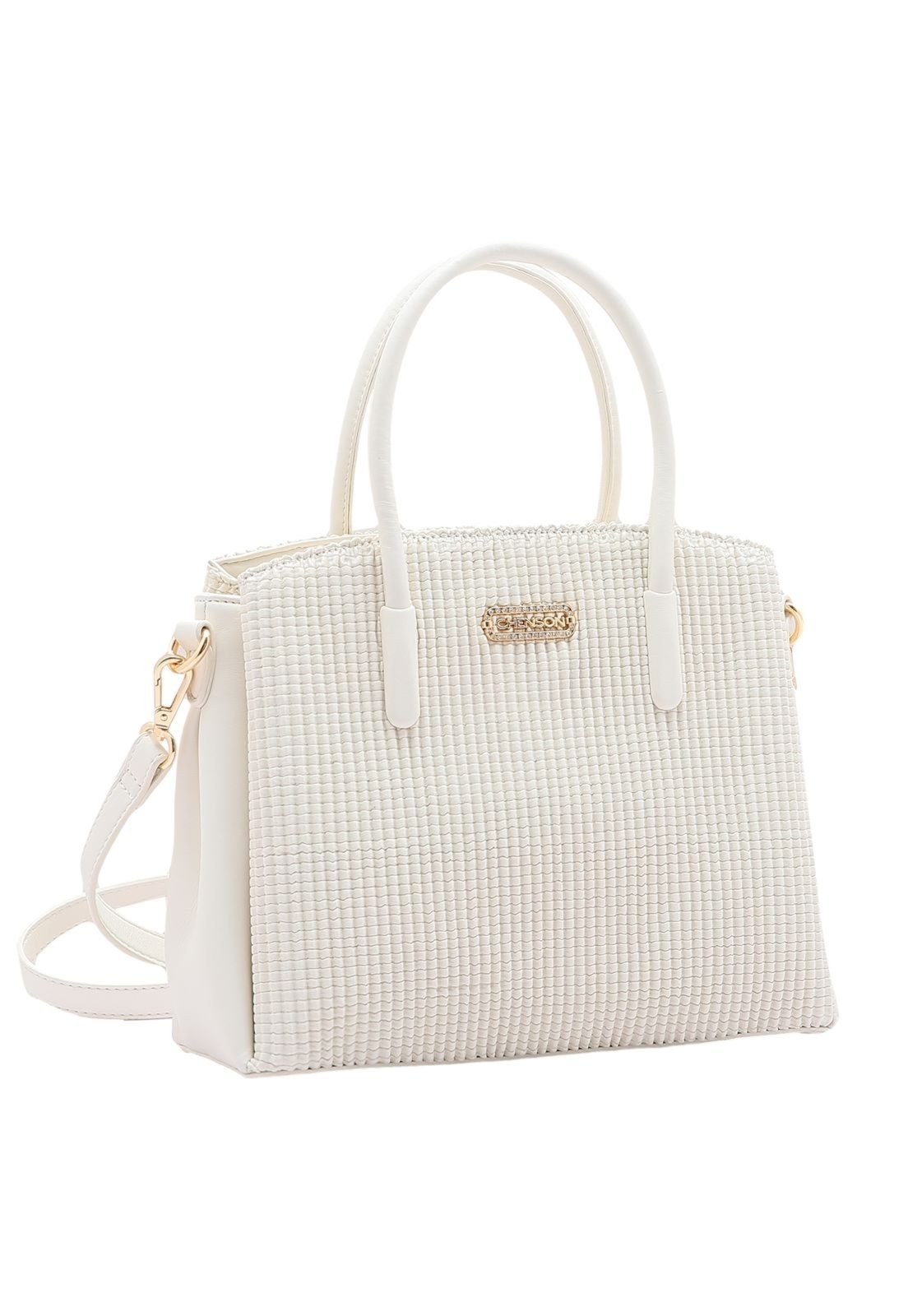 Bolsa Feminina Chenson Textura Soft Off White 3484738