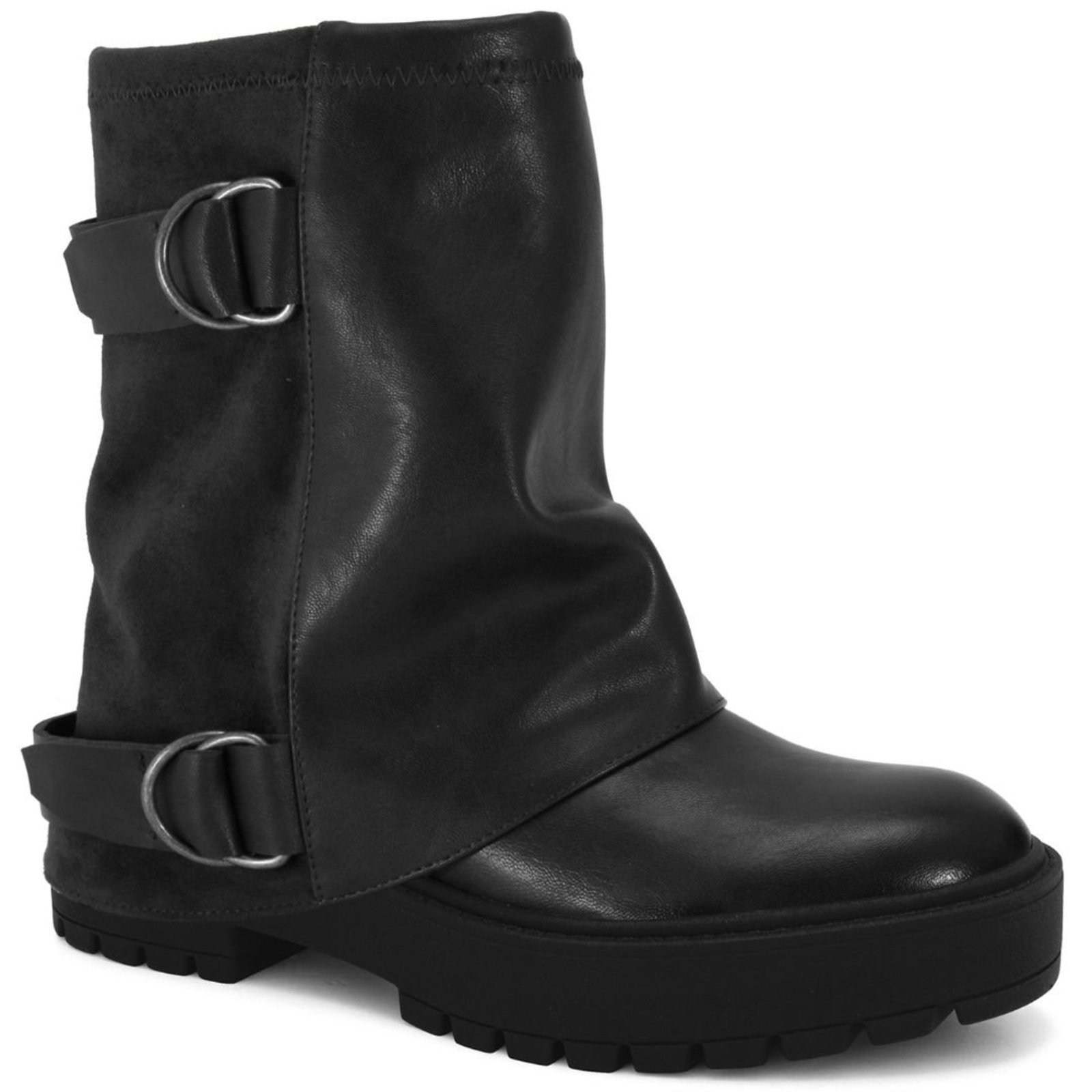 Bota Feminina Coturno com Capa Ramarim 2698132 - Preto