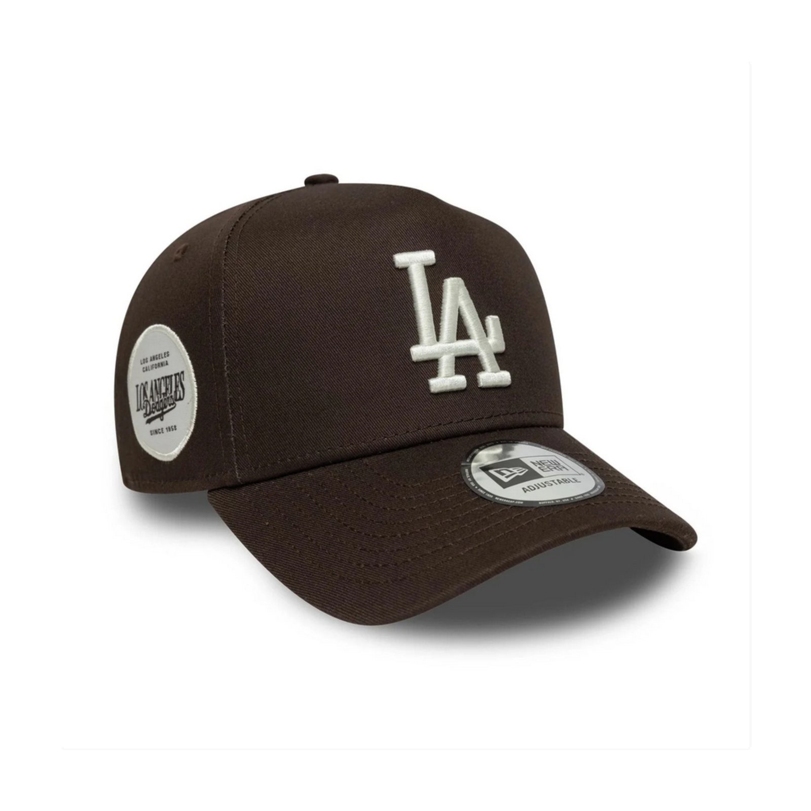 Boné New Era LA Dodgers Patch Brown 9FORTY - IMPORTADO