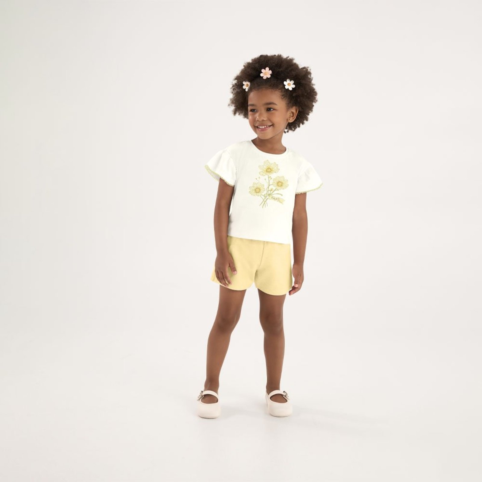 Infantil - Conjunto Bege Primeiros Passos Pulla Bulla Menina - 53721-1271