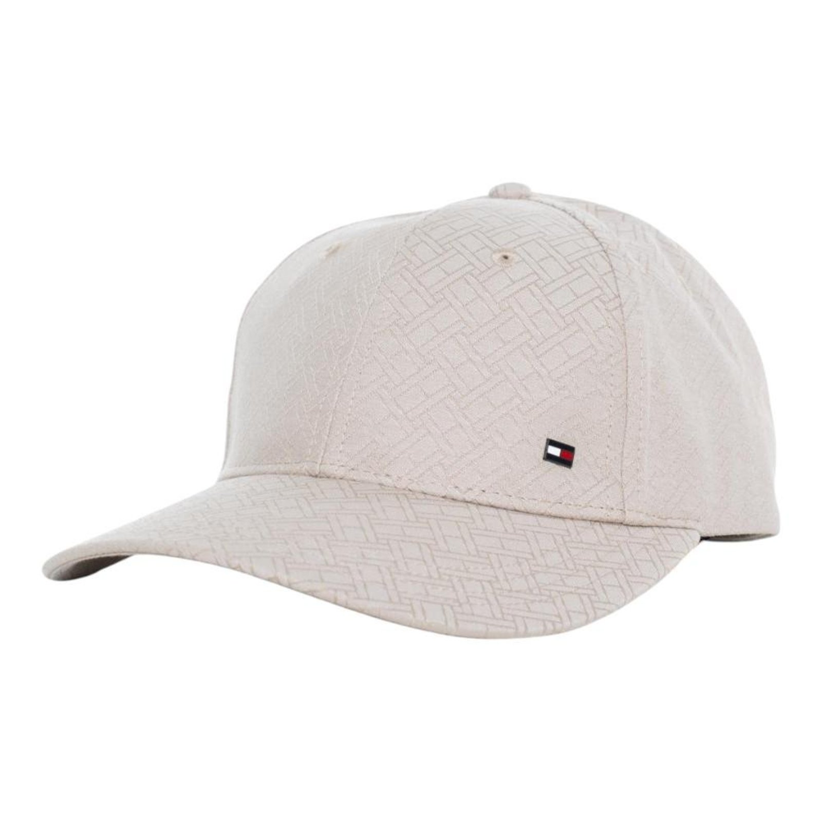 Boné Tommy Hilfiger Flag Jacquard Baseball Masculino Bege