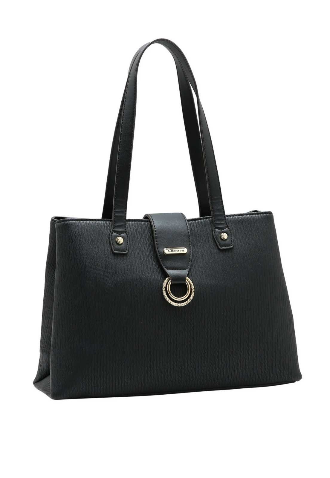 Bolsa Feminina Chenson Ombro Casual Chic 3485905 Preto