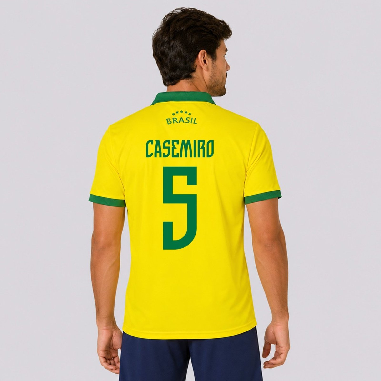 Camisa Brasil Seleça Amarela 5 Casemiro