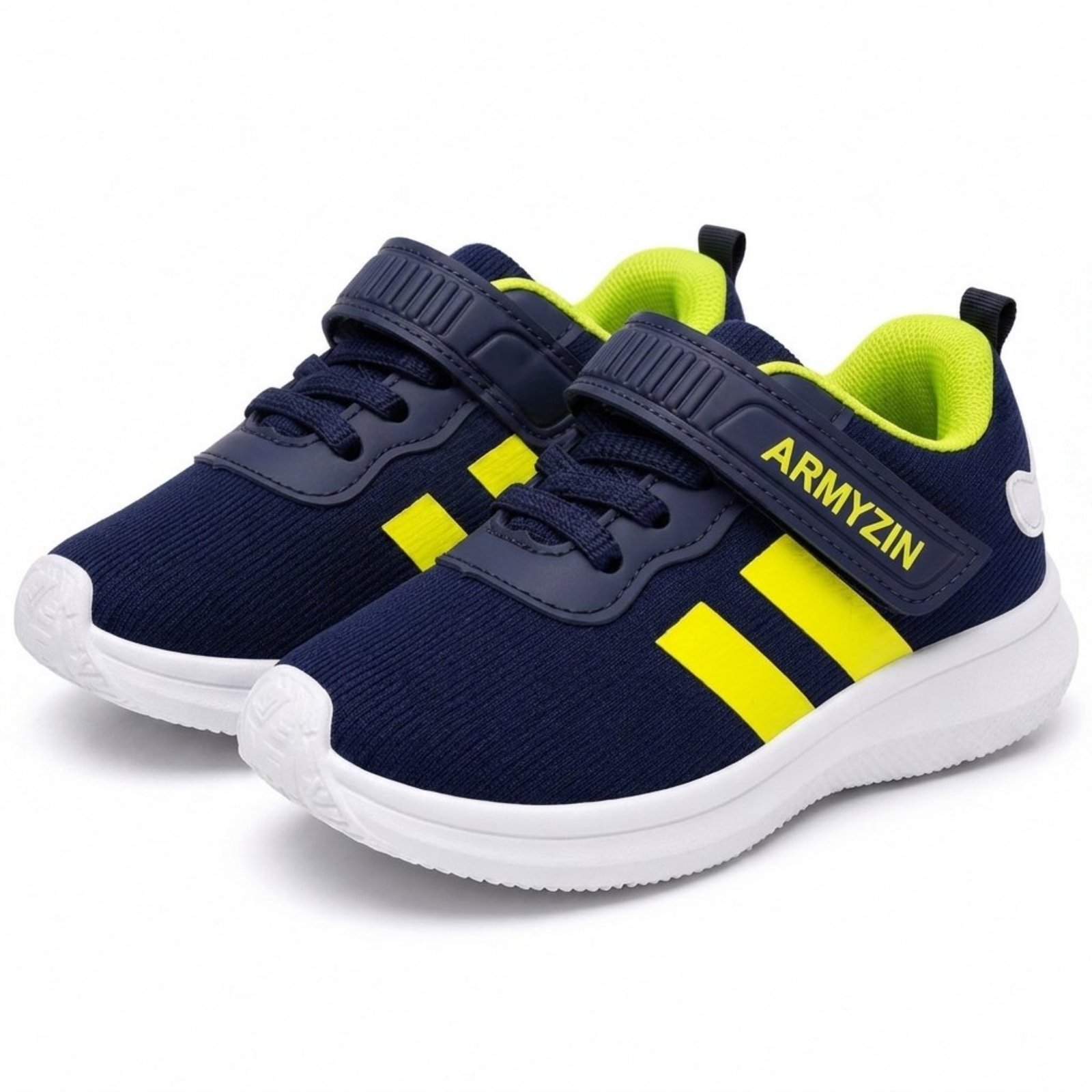 Infantil - Tênis Masculino Leve Confortável Macio Azul Marinho Armyz