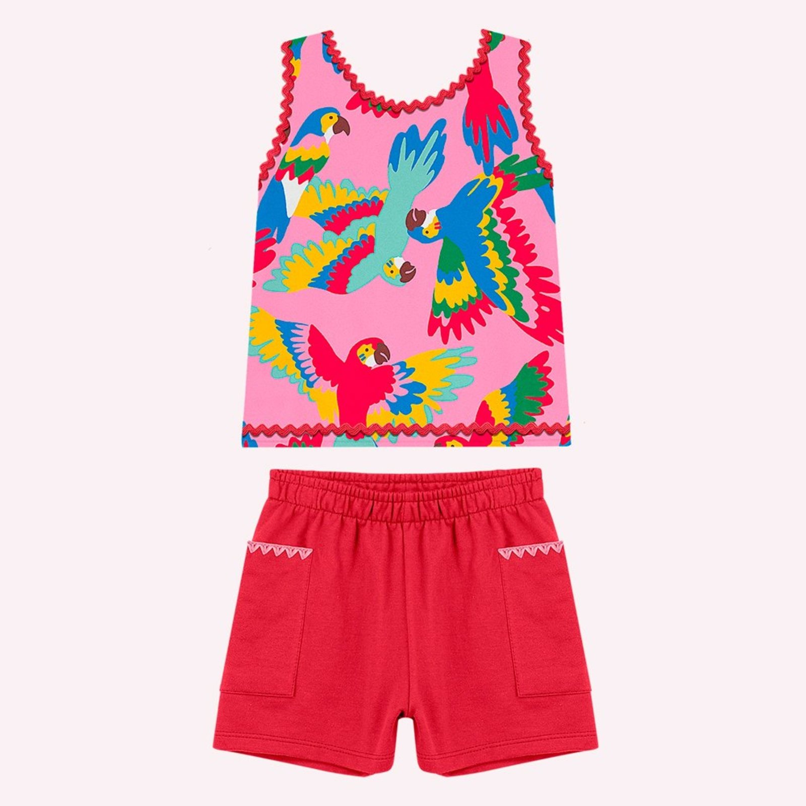 Infantil - Conjunto Menina com Aviamentos Nanai
