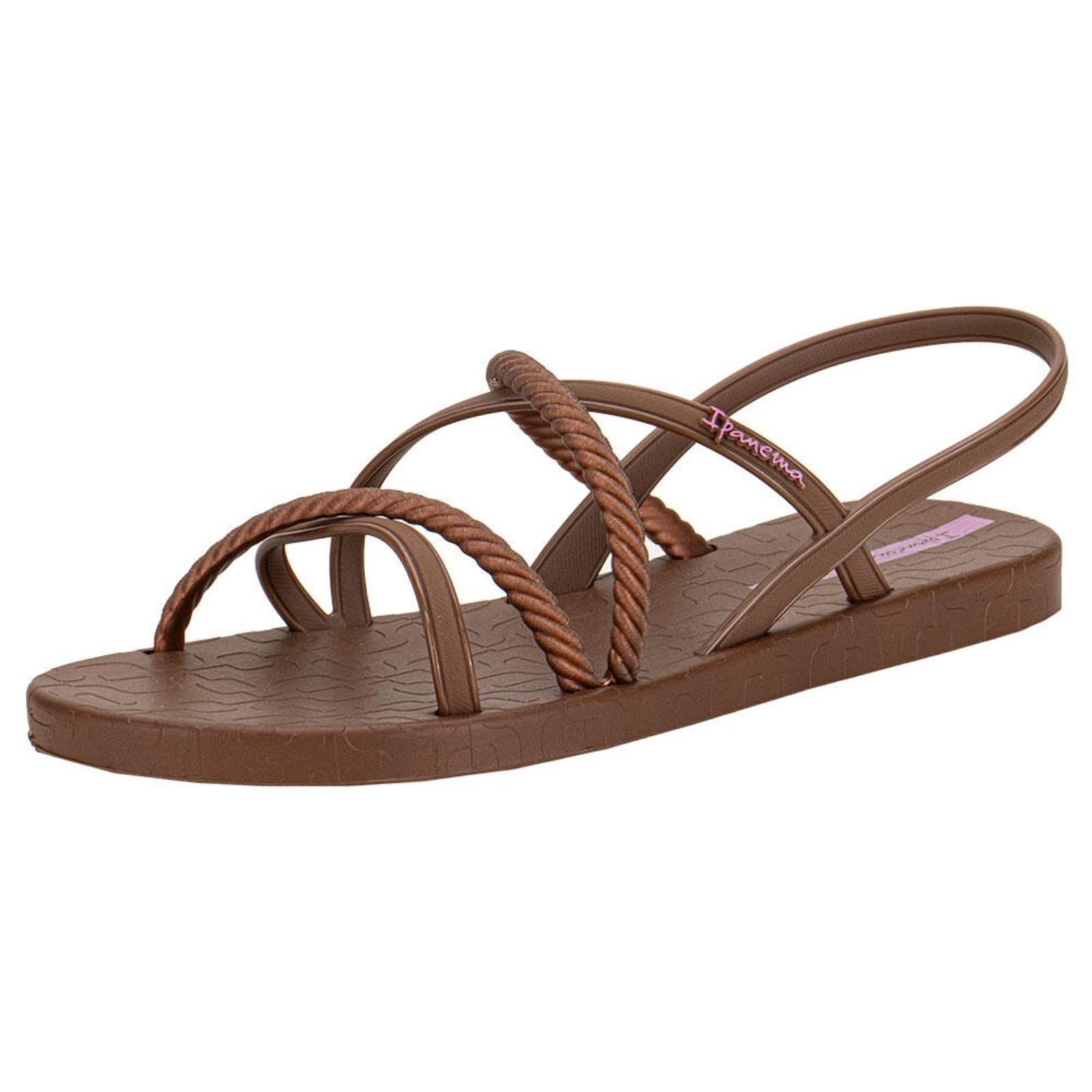 Sandália Feminina Flat Diversa Verão Ipanema 27375 3297375 Café