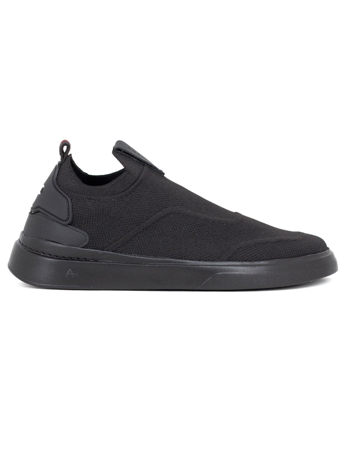 Tênis Masculino Aramis Casual Journey Stone Knit Confortável Elástico Preto All Black