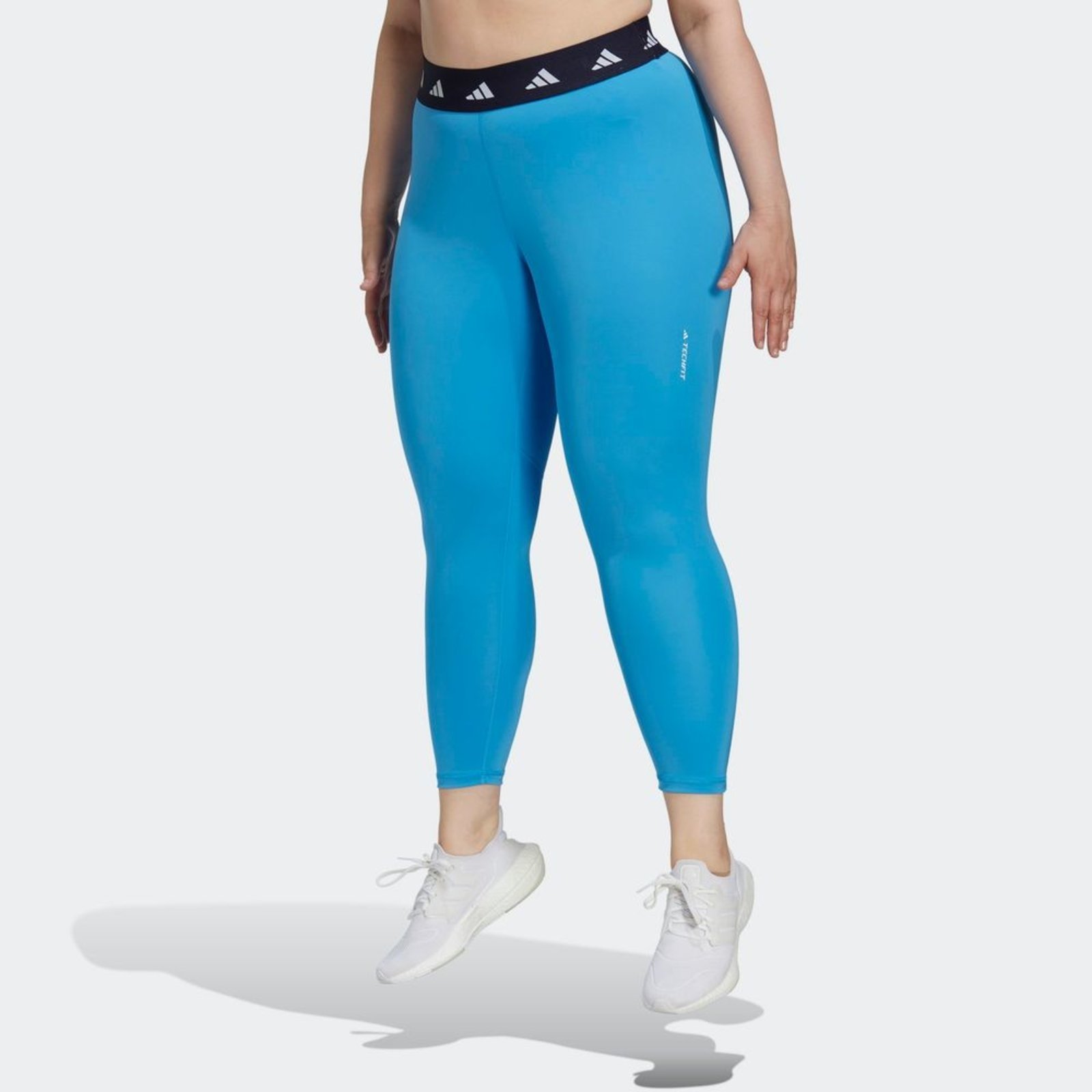 Legging 7/8 Yoga Essentials Estampada-Azul Adidas - Mescla