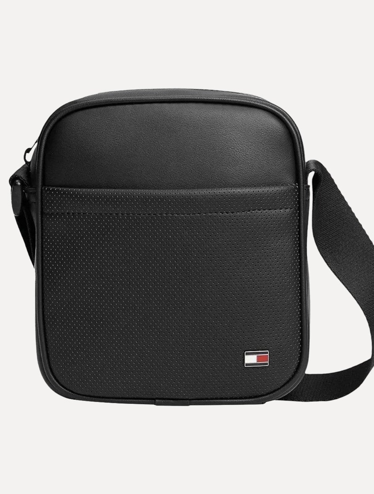 Bolsa Tommy Hilfiger Masculina Foundation Mini Reporter Preta